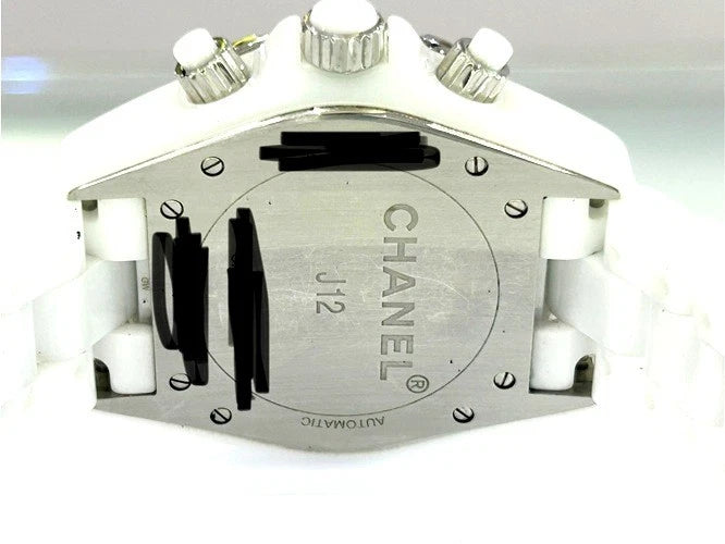 Chanel J12 Chronograph 41MM Diamond Dial Watch with Box & Papers