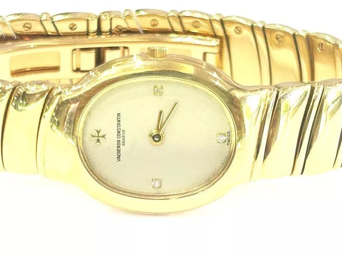 Vacheron & Constantin 18K Yellow Gold Quartz Watch 27536
