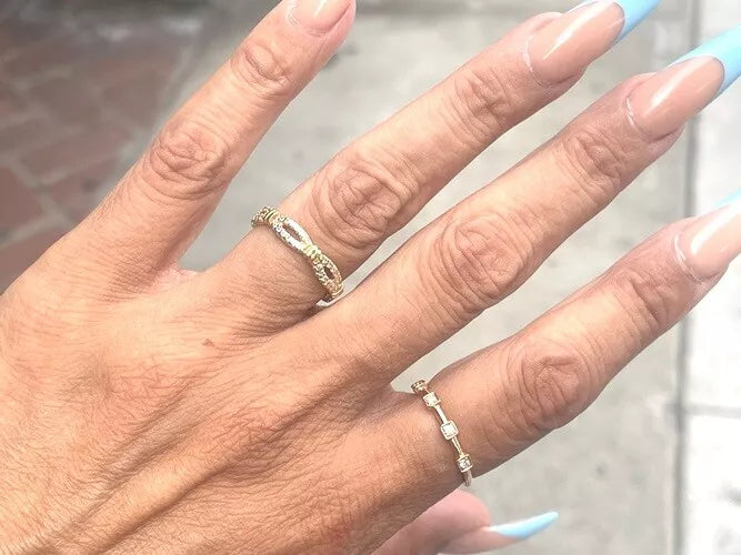 18K Yellow Gold Verragio Diamond Twist Band 1.00 Carats