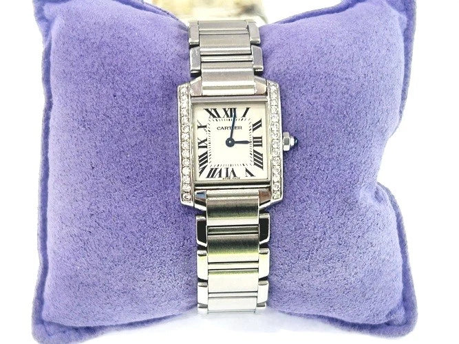 Cartier Tank Francaise Stainless Steel Ladies Watch 2384