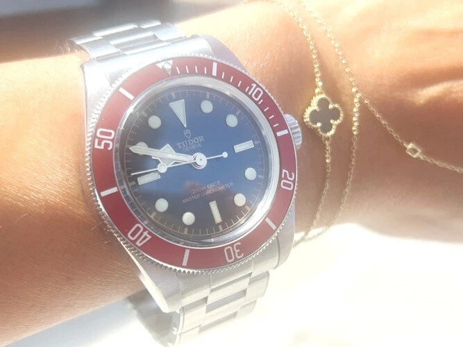 Tudor Black Bay Stainless Steel Red Bezel Watch Ref#7941A1AORU W/ Box & Papers