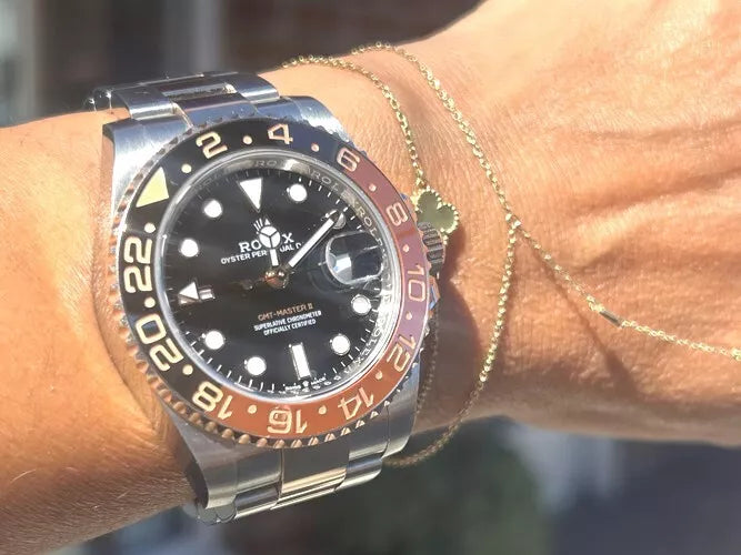 Rolex 18K Rosegold/Stainless Steel GMT-Master II Rootbeer 40MM B&P 126711CHNR