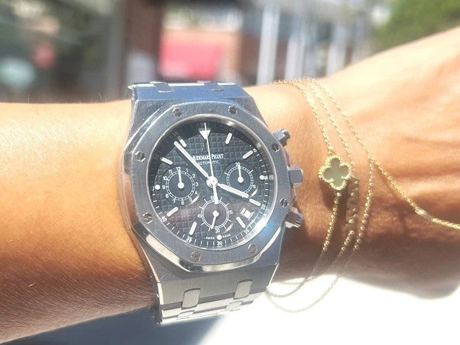 Audemar Piguet Royal Oak Chronograph Stainless Steel Gray Dial 2580ST 39MM W/Box