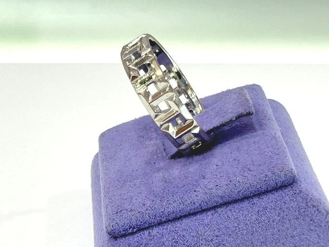 Tiffany & Company 18K White Gold Tiffany T True Wide Ring 5.90 Grams