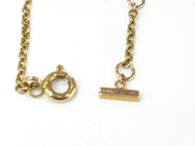 Tiffany & Co 18KRG Tiffany T Diamond & Mother of Pearl Circle Bracelet 0.03CTW