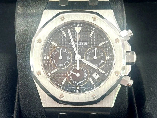 Audemar Piguet Royal Oak Chronograph Stainless Steel Gray Dial 2580ST 39MM W/Box