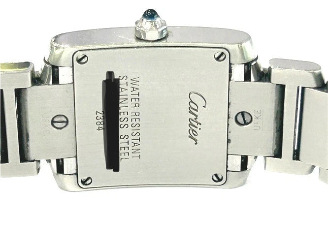 Cartier Tank Francaise Stainless Steel Ladies Watch 2384