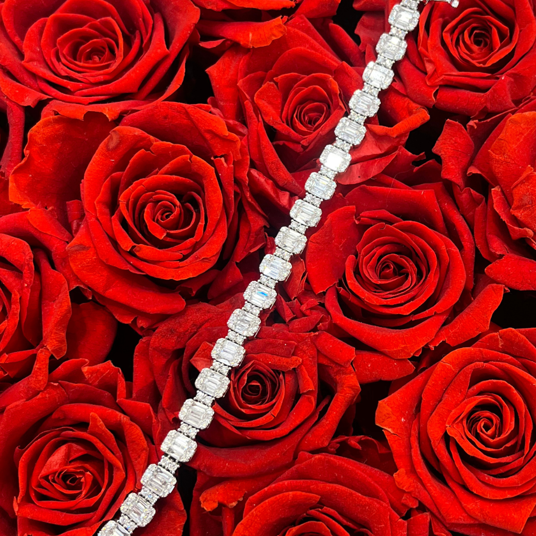 18K White Gold Diamond Bracelet