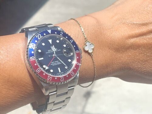 Rolex GMT-Master II Stainless Steel Pepsi 40MM Ref# 16710 W/Papers