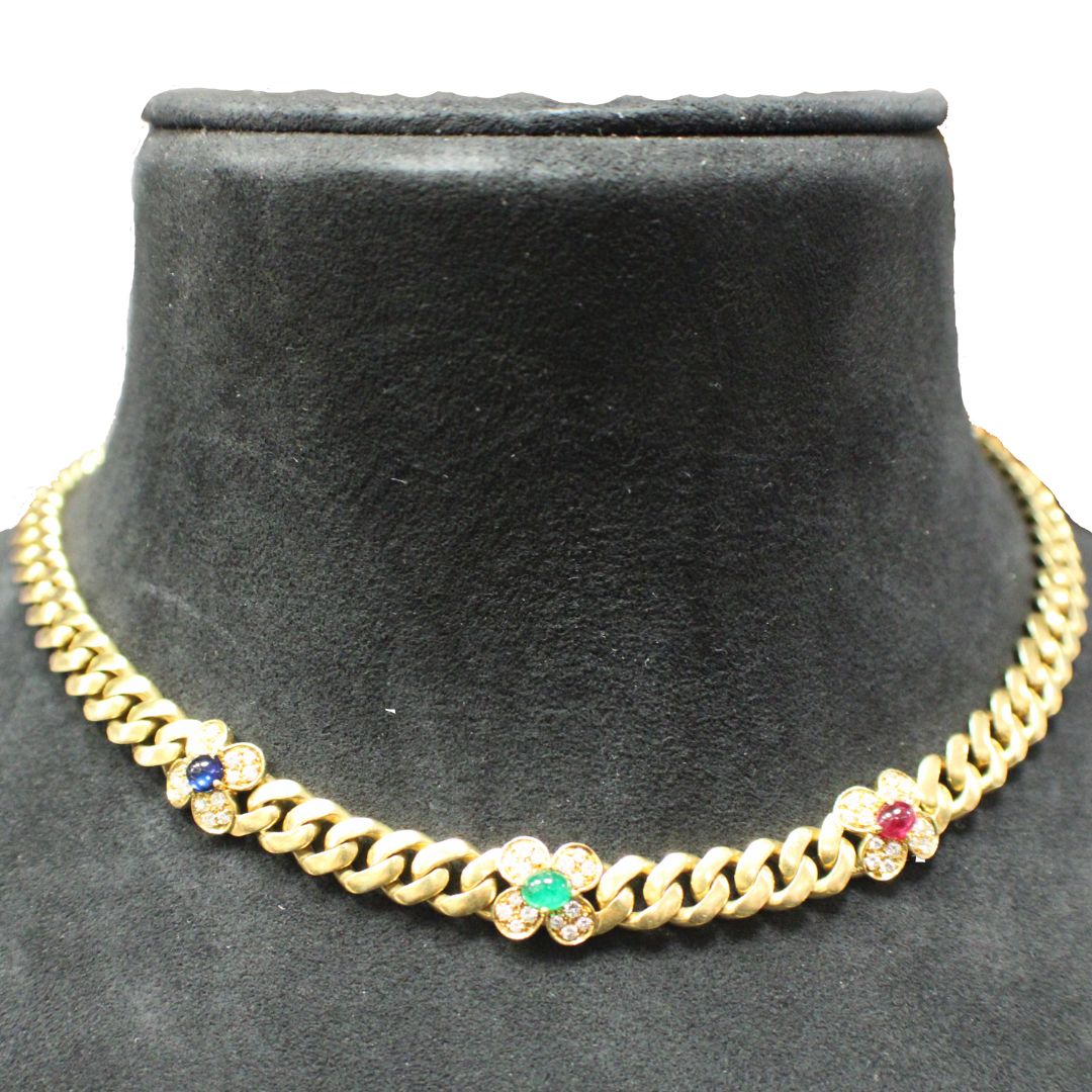 vintage bvlgari chain necklace