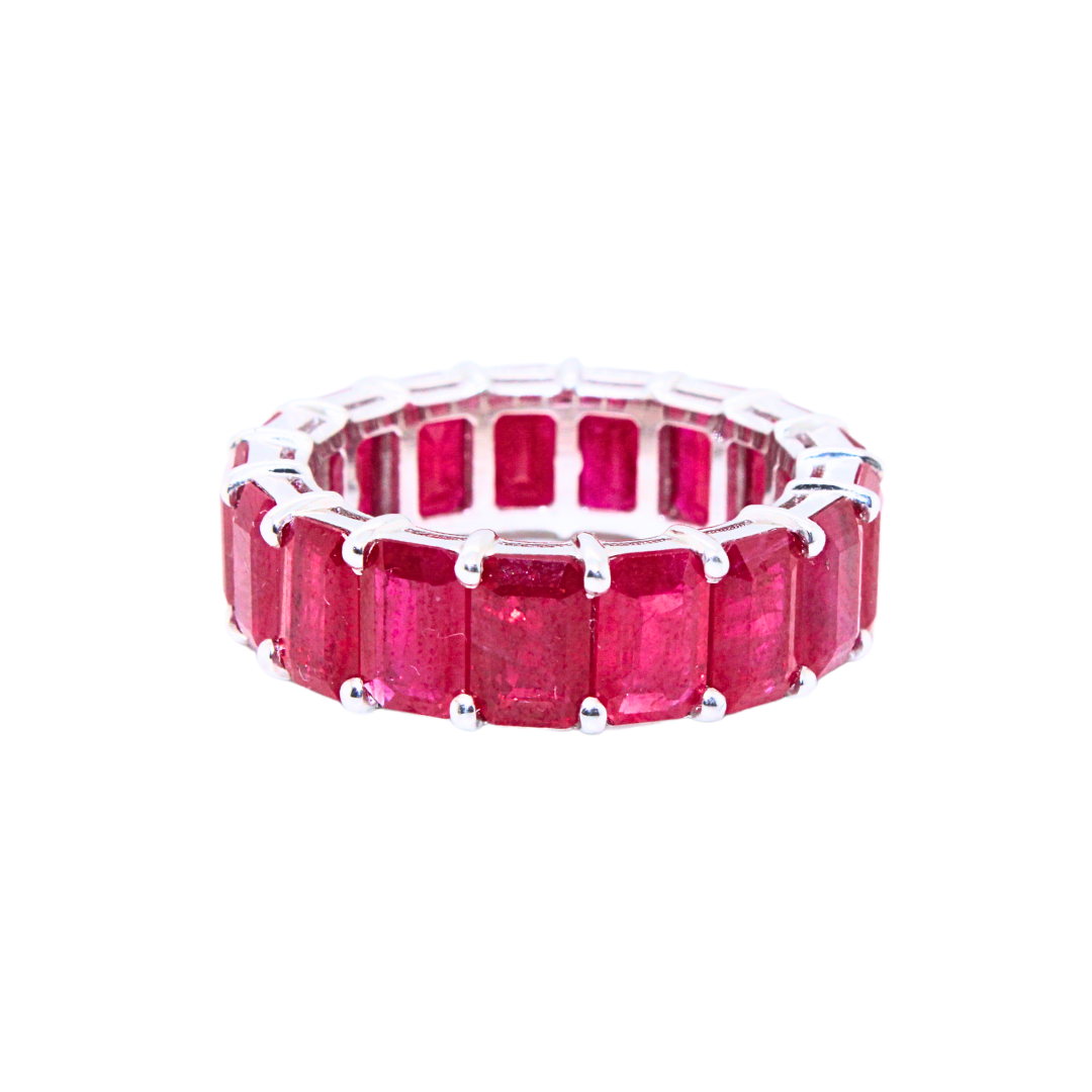 Ruby Platinum Eternity Band