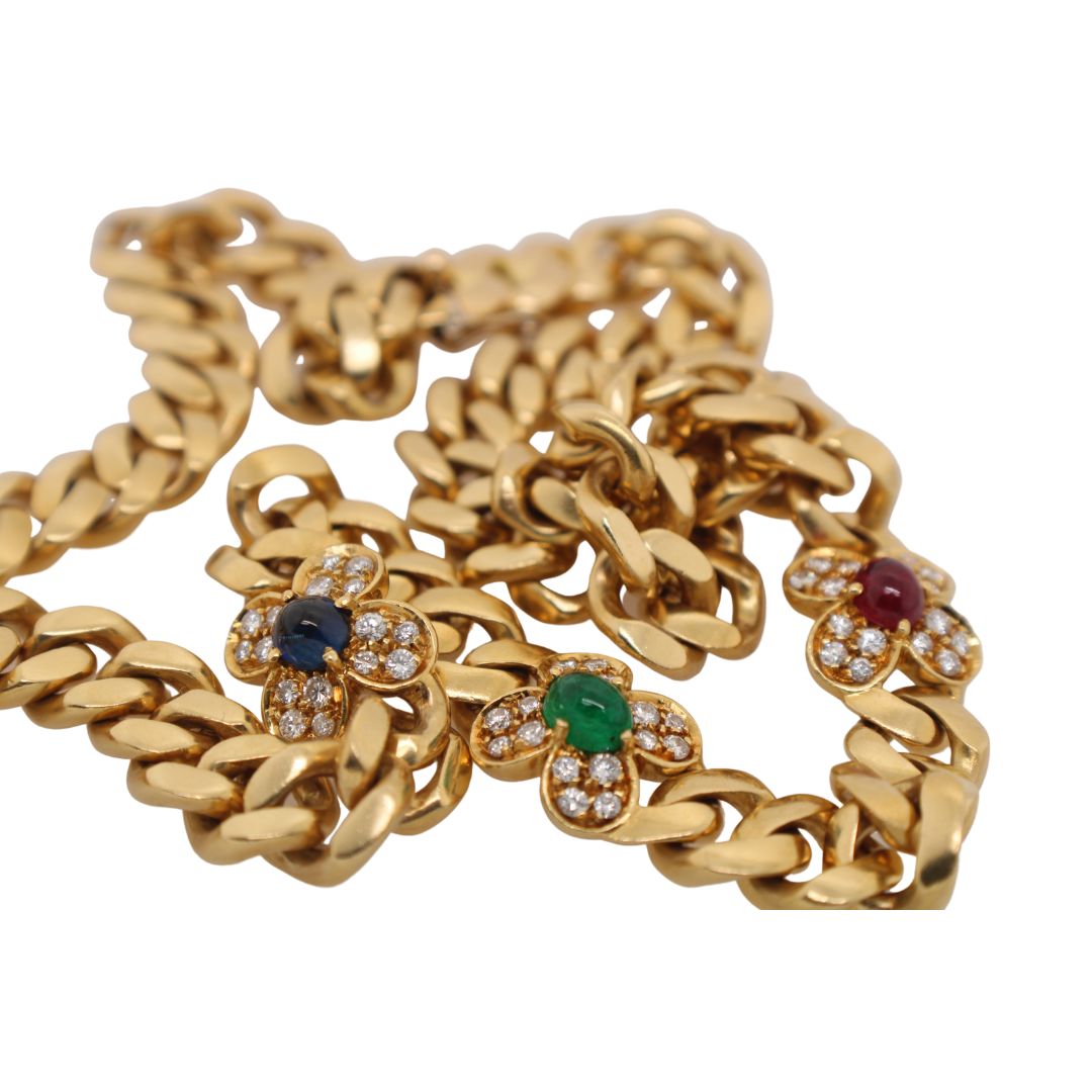 vintage bvlgari chain necklace