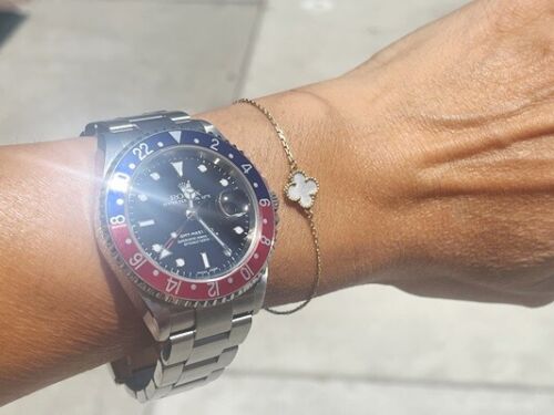 Rolex GMT-Master II Stainless Steel Pepsi 40MM Ref# 16710 W/Papers