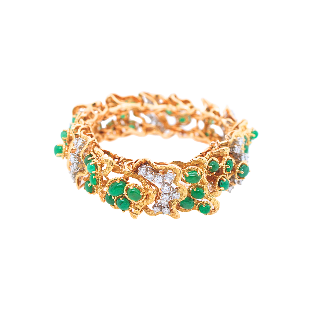 18K Yellow Gold French Bracelet