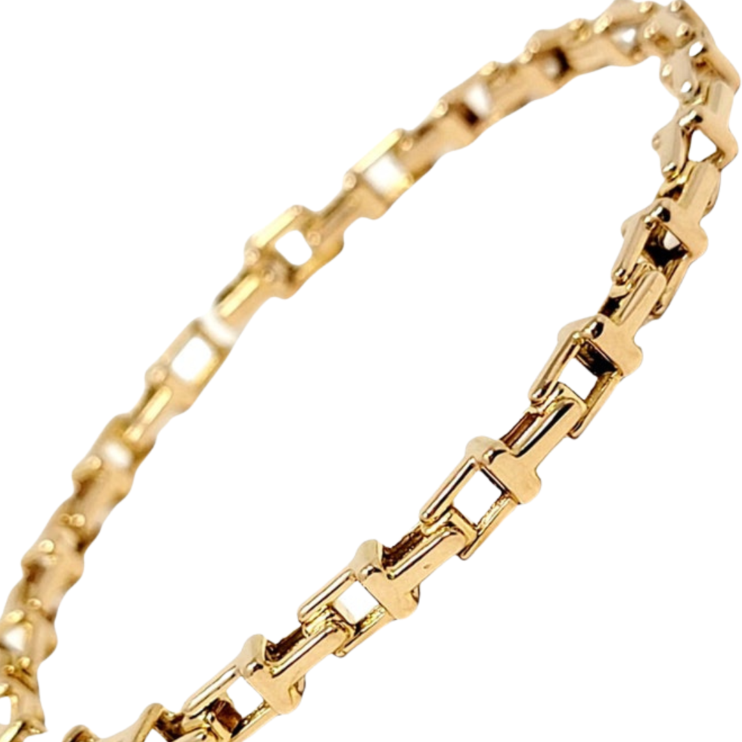 Tiffany & Co. "T" Link Necklace and Bracelet Set