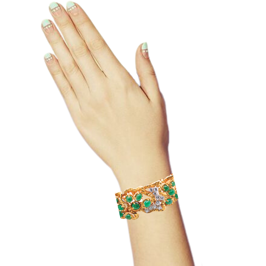 18K Yellow Gold French Bracelet