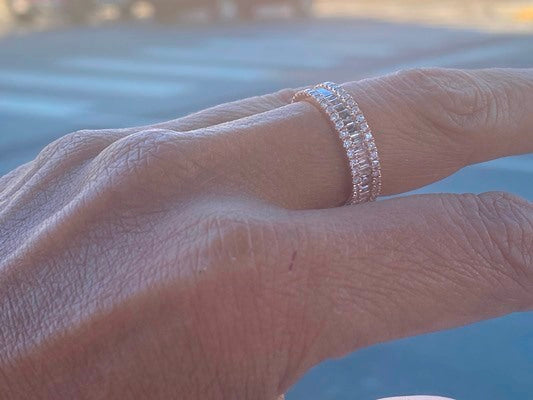 18KRG DIAMND FASHION RING 86 DIAOMNDS 0.75 CTW