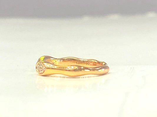 18K ROSE GOLD SKELETON RING