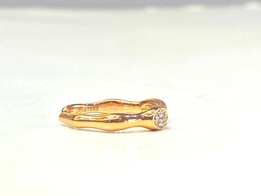 18K ROSE GOLD SKELETON RING