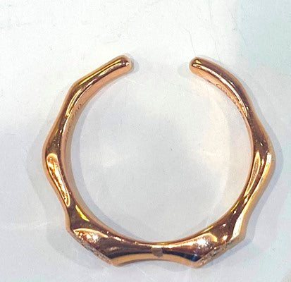 18K ROSE GOLD SKELETON RING