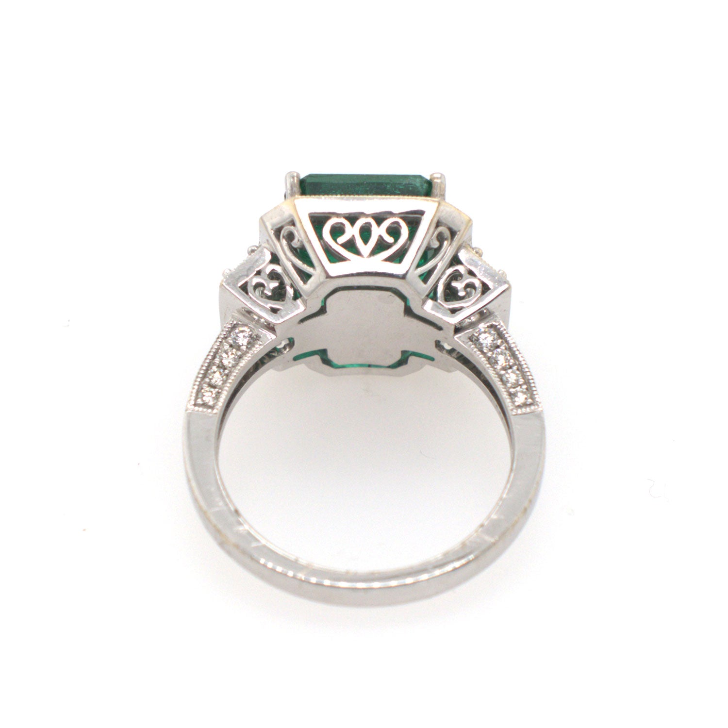 6.63CTW Emerald Diamond Ring, GIA Certified