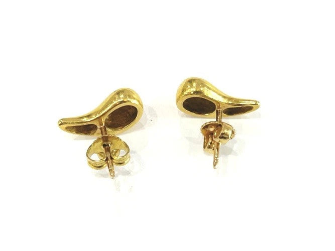 Tiffany & Company Elsa Peretti 18K Yellow Gold Earrings 4.96 Grams