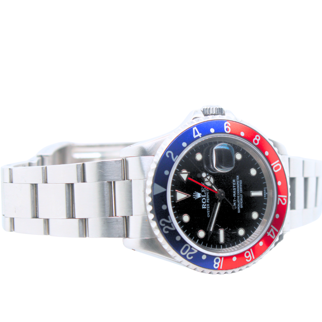 Rolex Stainless Steel GMT- Master II Pepsi 40mm with papers