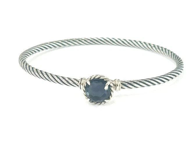 David Yurman Sterling Silver Petite Chatelaine Bracelet 10.81 Grams