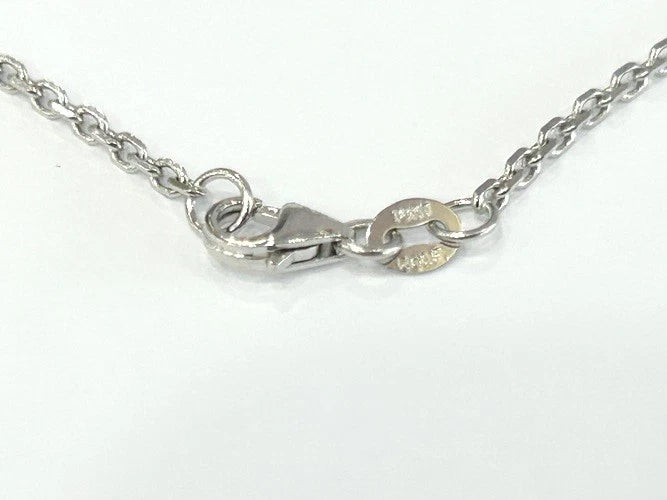 14K White Gold Sparkling Diamond Sunburst Pendant Necklace 2.00 Carats