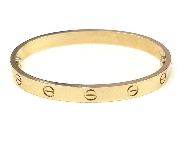 Cartier 18K Rose Gold Love Bracelet Size 17 32.02 Grams