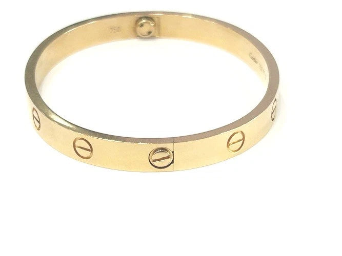 Cartier 18K Rose Gold Love Bracelet Size 17 32.02 Grams