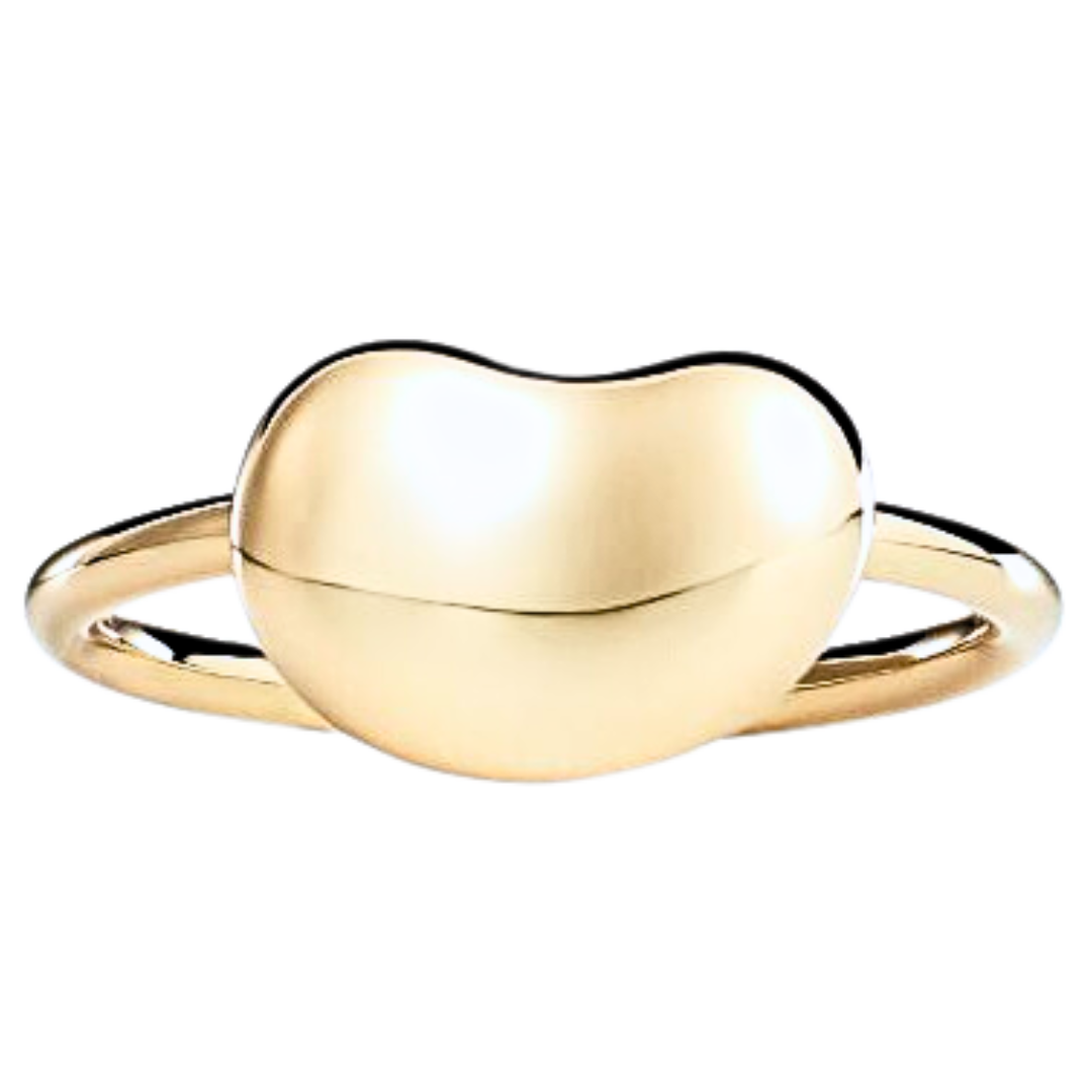 18K Yellow Gold Tiffany & Co. Elsa Peretti Bean design Wire Ring