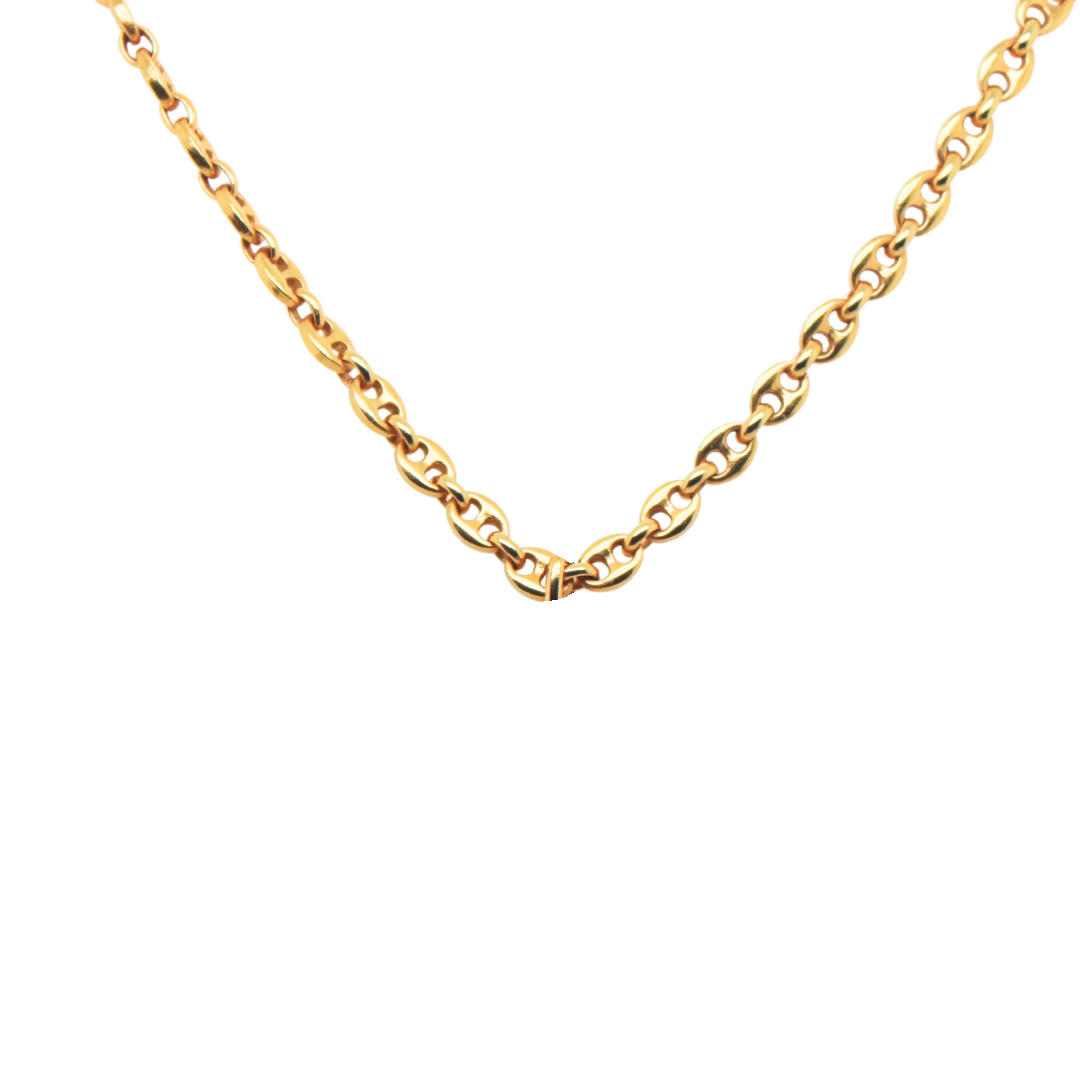 Vintage Gucci Interlocking Gold Chain (Chain Only)