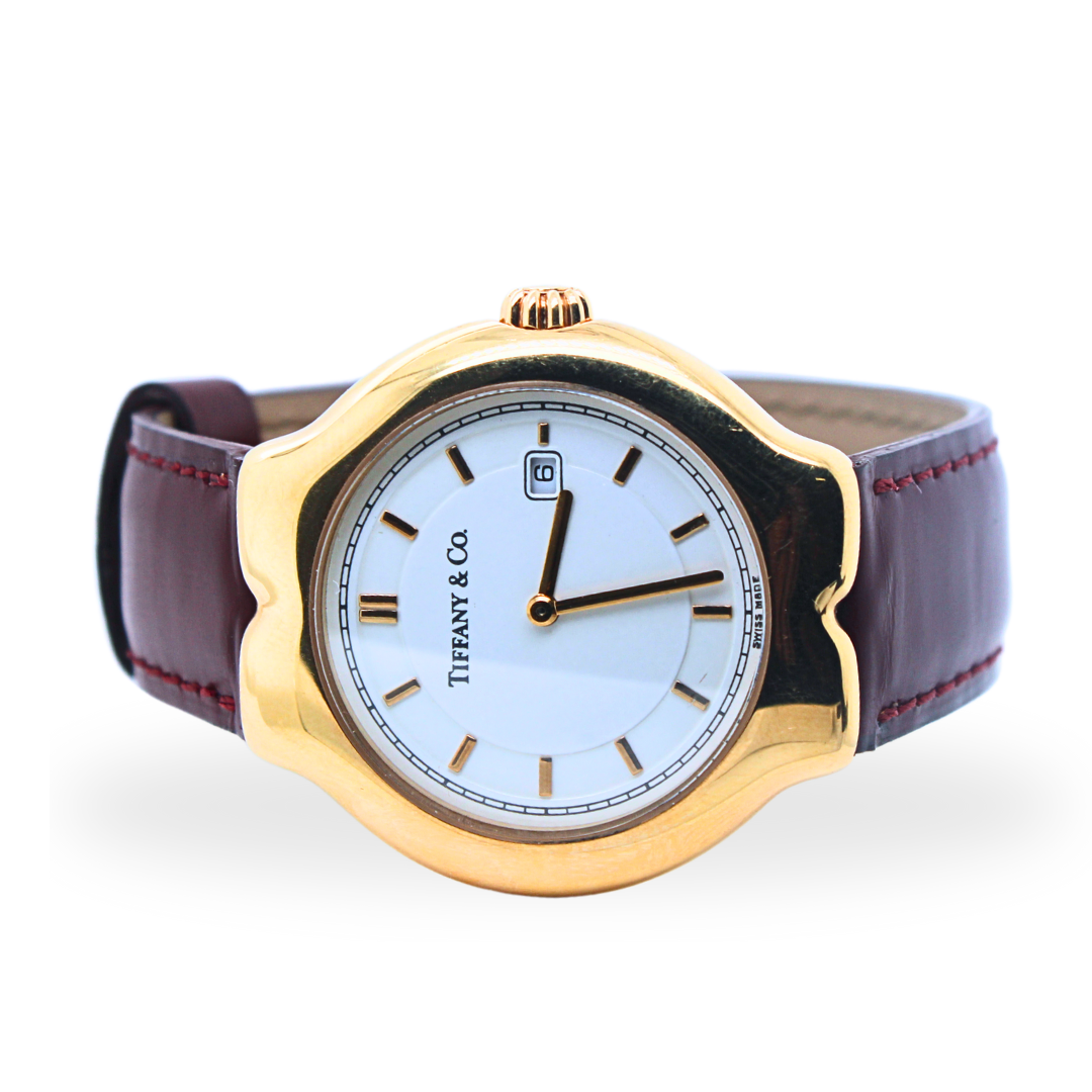 Tiffany & Co. Tesoro M0130 Unisex Watch in 18kt Yellow Gold