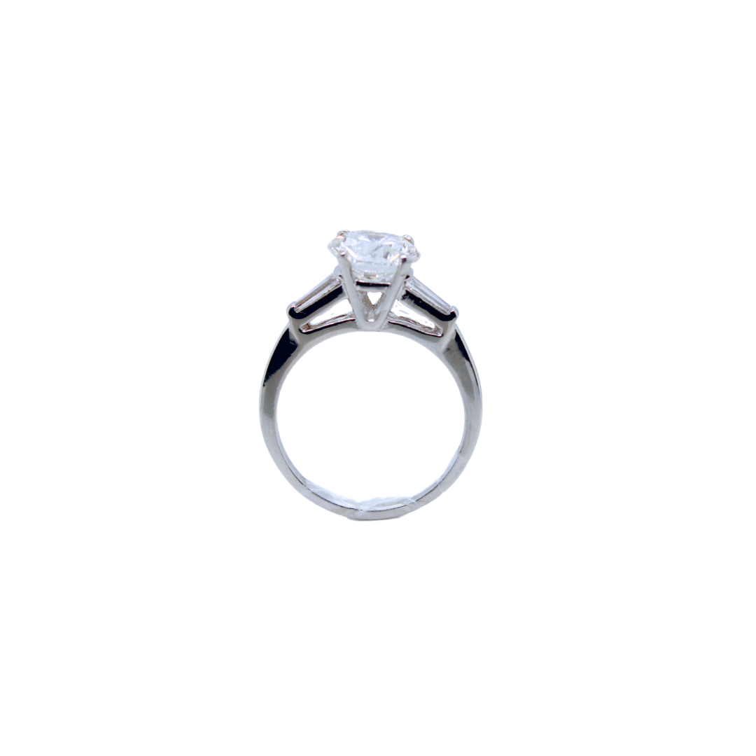 Platinum Diamond Engagement Ring 2.25CTS