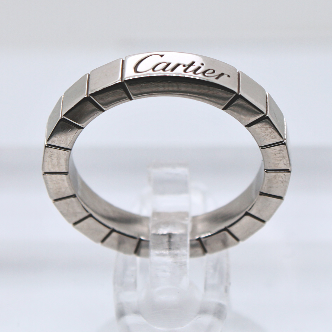 Cartier Lanieres Platinum Band RING Size 49 7.7 grams