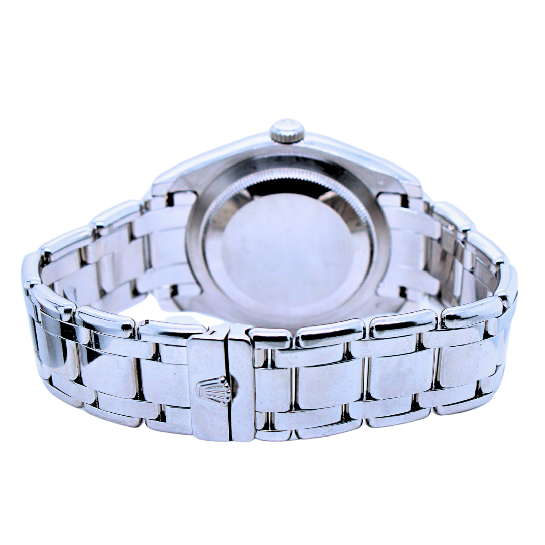 Rolex President 108946 Platinum Factory Diamonds Meteorite Dial Mens Wrist Watch