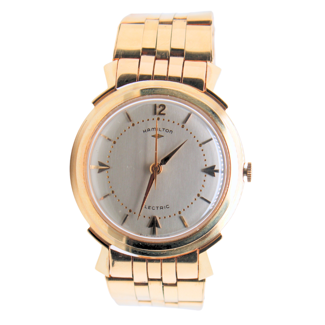 Hamilton Electric Watch 14k Yellow Gold