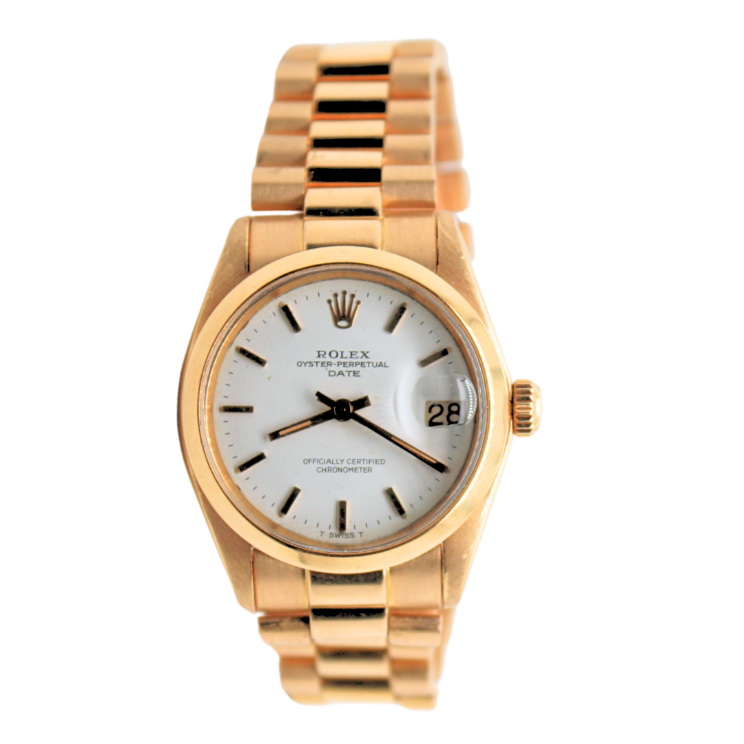 ROLEX 18k YELLOW GOLD DATEJUST PRESIDENTIAL 31MM