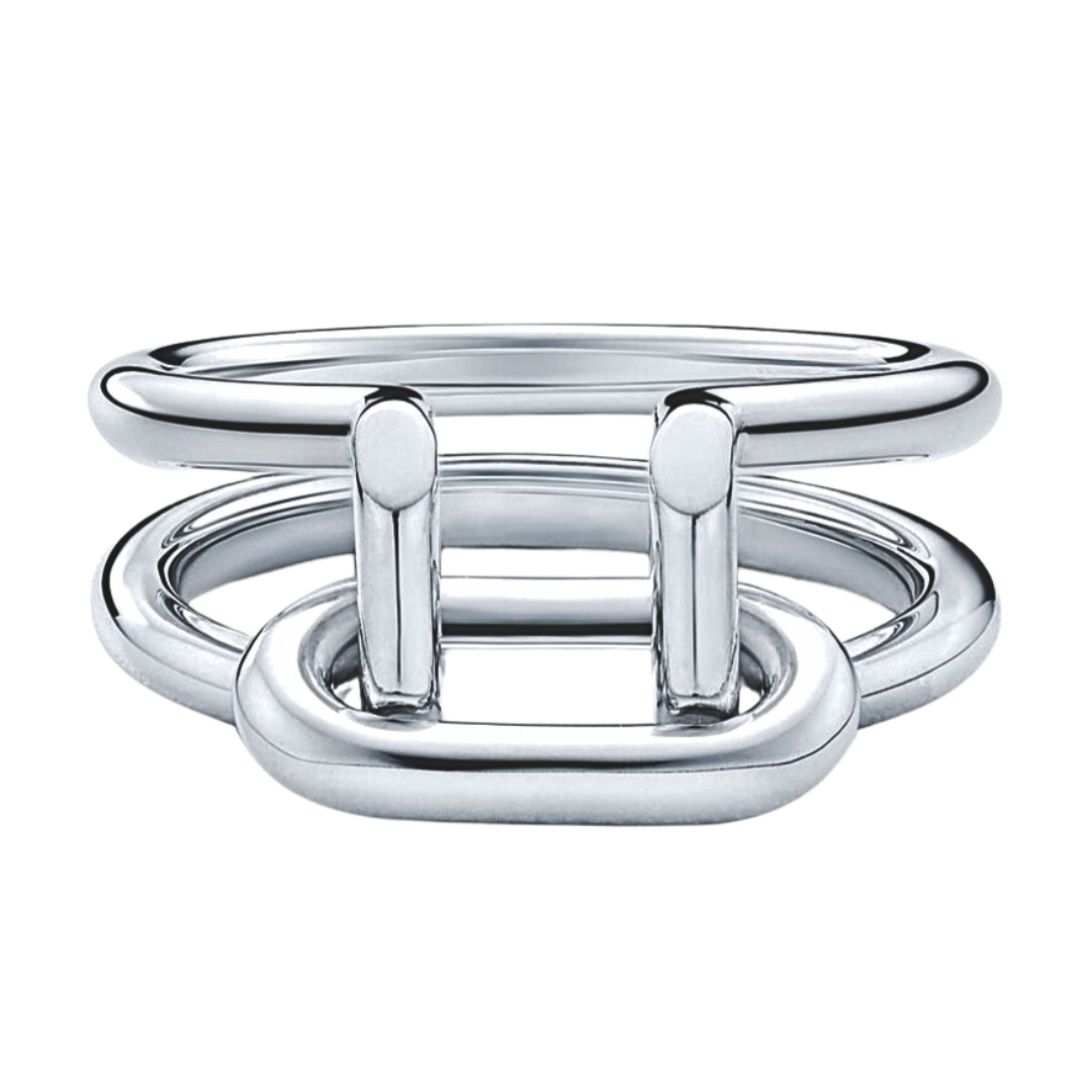 Tiffany & Co. Two-row Ring in Sterling Silver