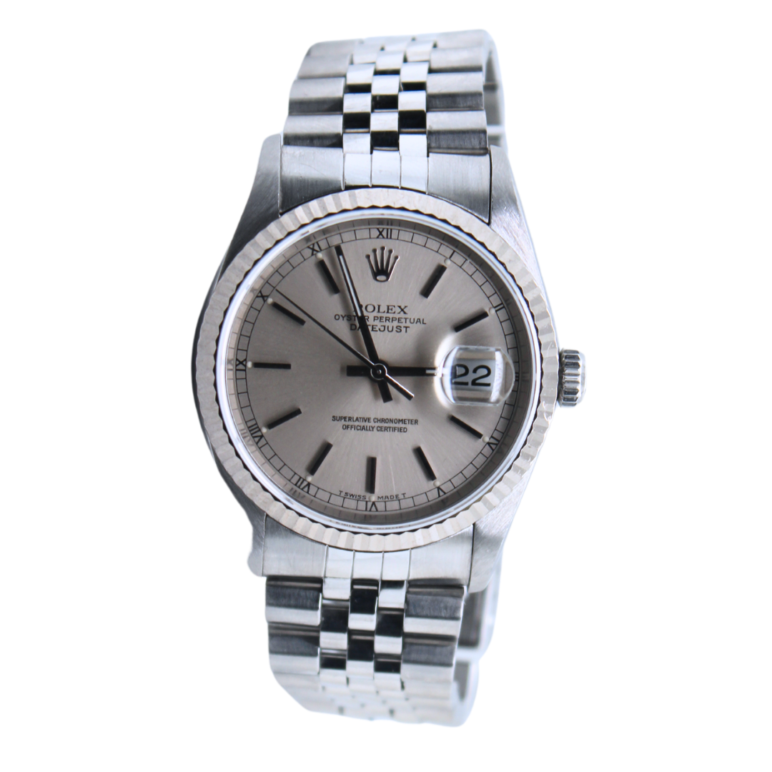 Rolex Datejust Silver Dial Ref. 16234 36mm Stainless Steel