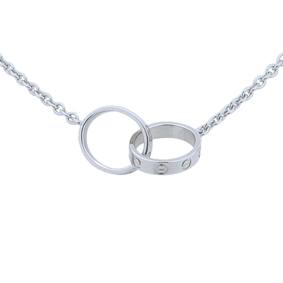 Cartier silver necklace online
