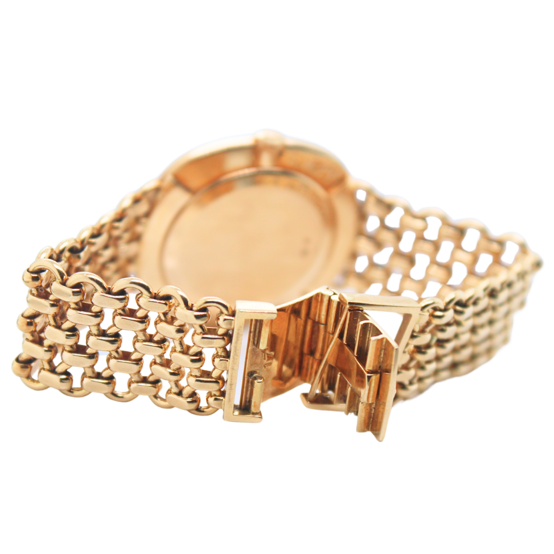 Patek Philippe Golden Ellipse Rounded 18k Yellow Gold Square Bracelet Watch 33mm, c. 1970s