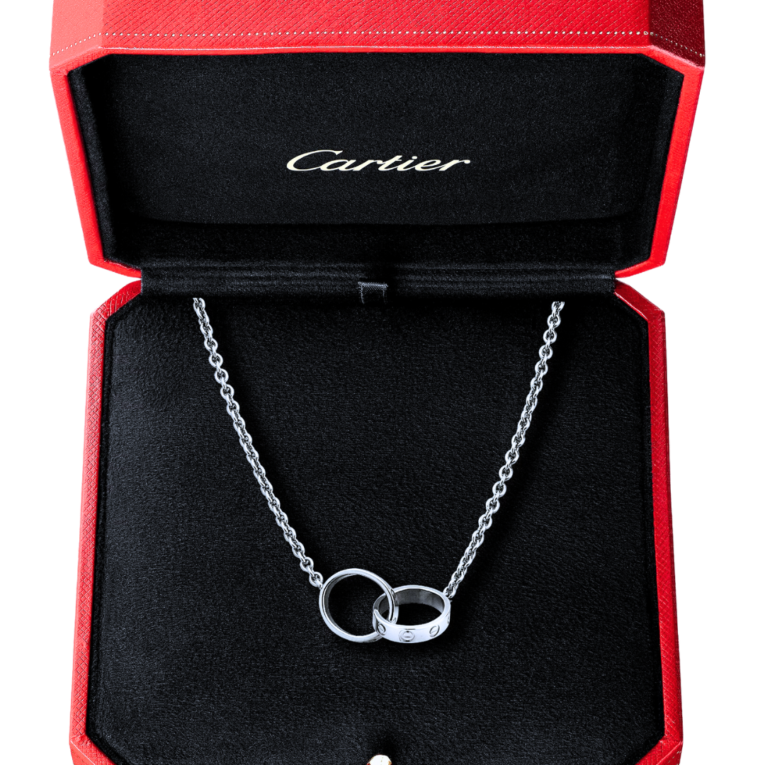 CARTIER LOVE NECKLACE 18K WHITE GOLD CARTIER LOVE NECKLACE 18K WHITE GOLD
