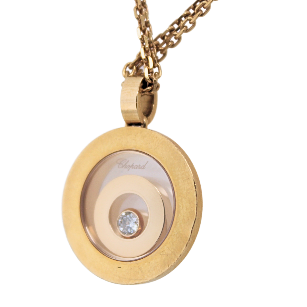 18k Yellow Gold Chopard Happy Spirit Necklace