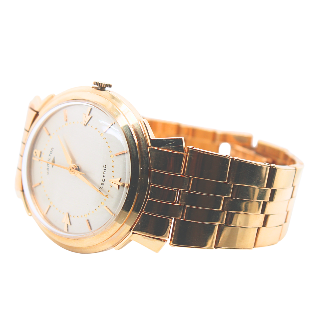 Hamilton Electric Watch 14k Yellow Gold