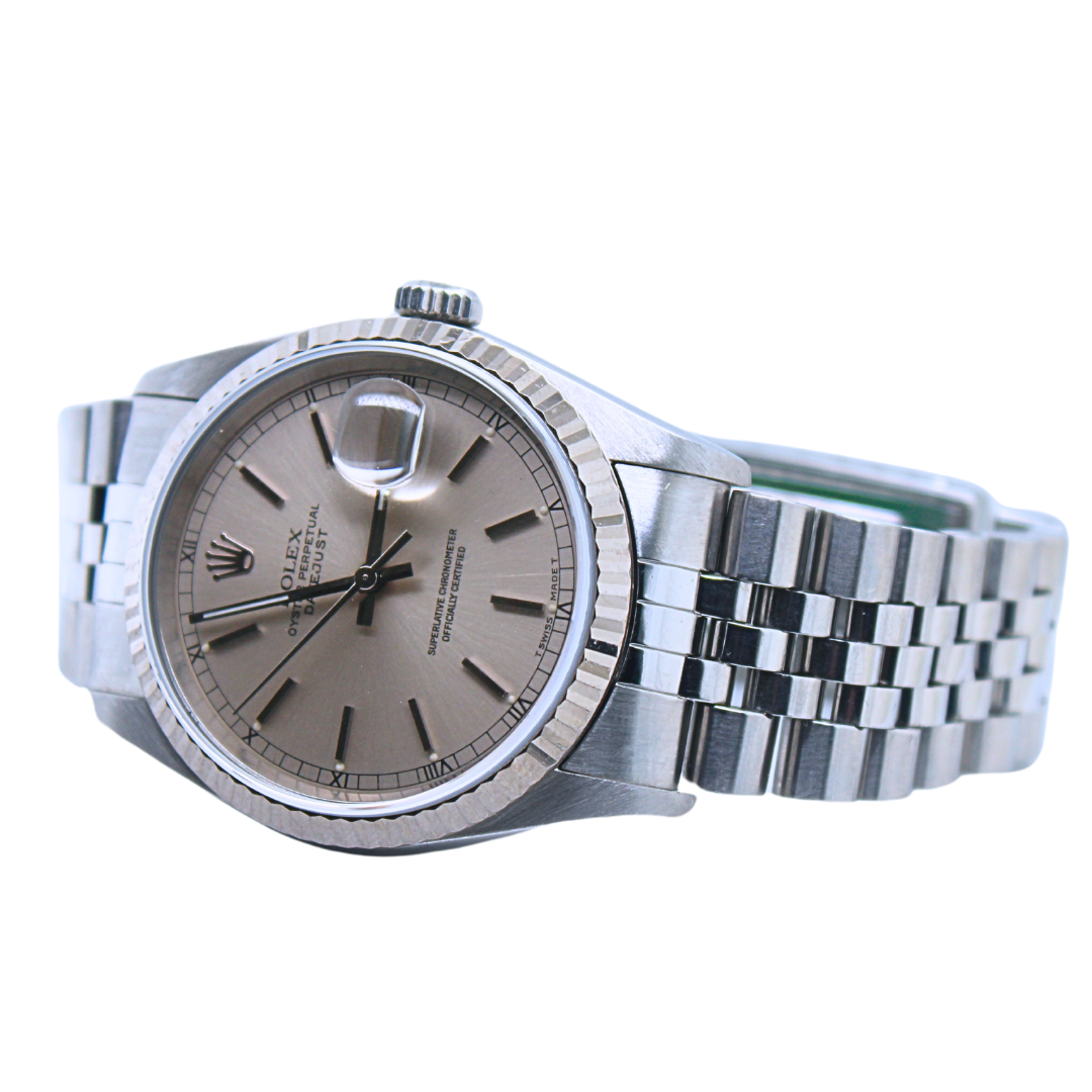 Rolex Datejust Silver Dial Ref. 16234 36mm Stainless Steel
