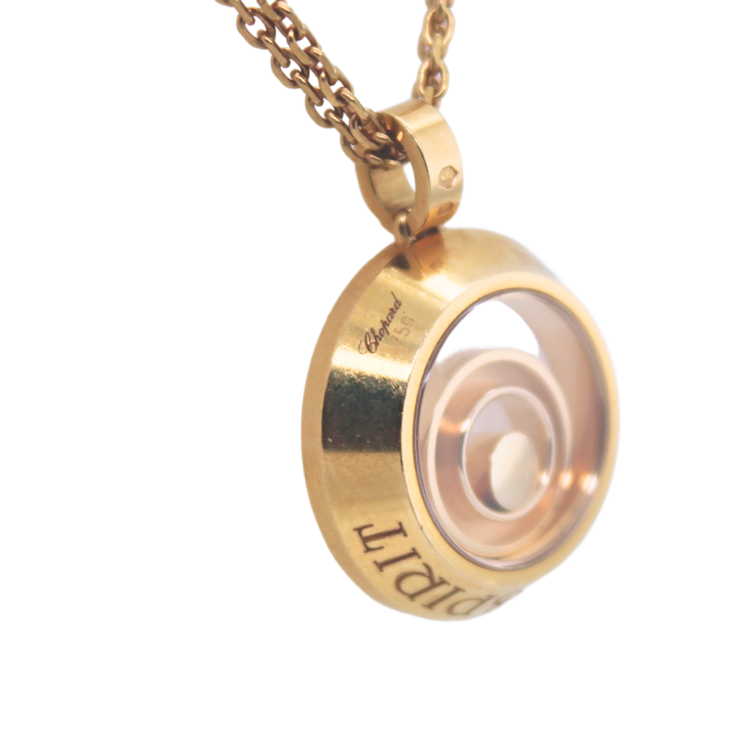 18k Yellow Gold Chopard Happy Spirit Necklace