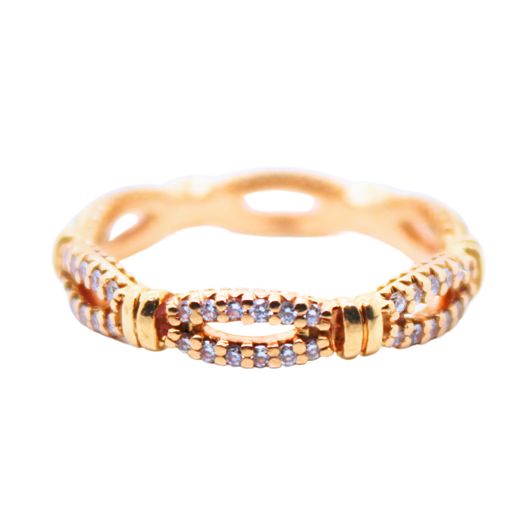 18k Rose Gold Veragio Diamond Ring 1.00Cts