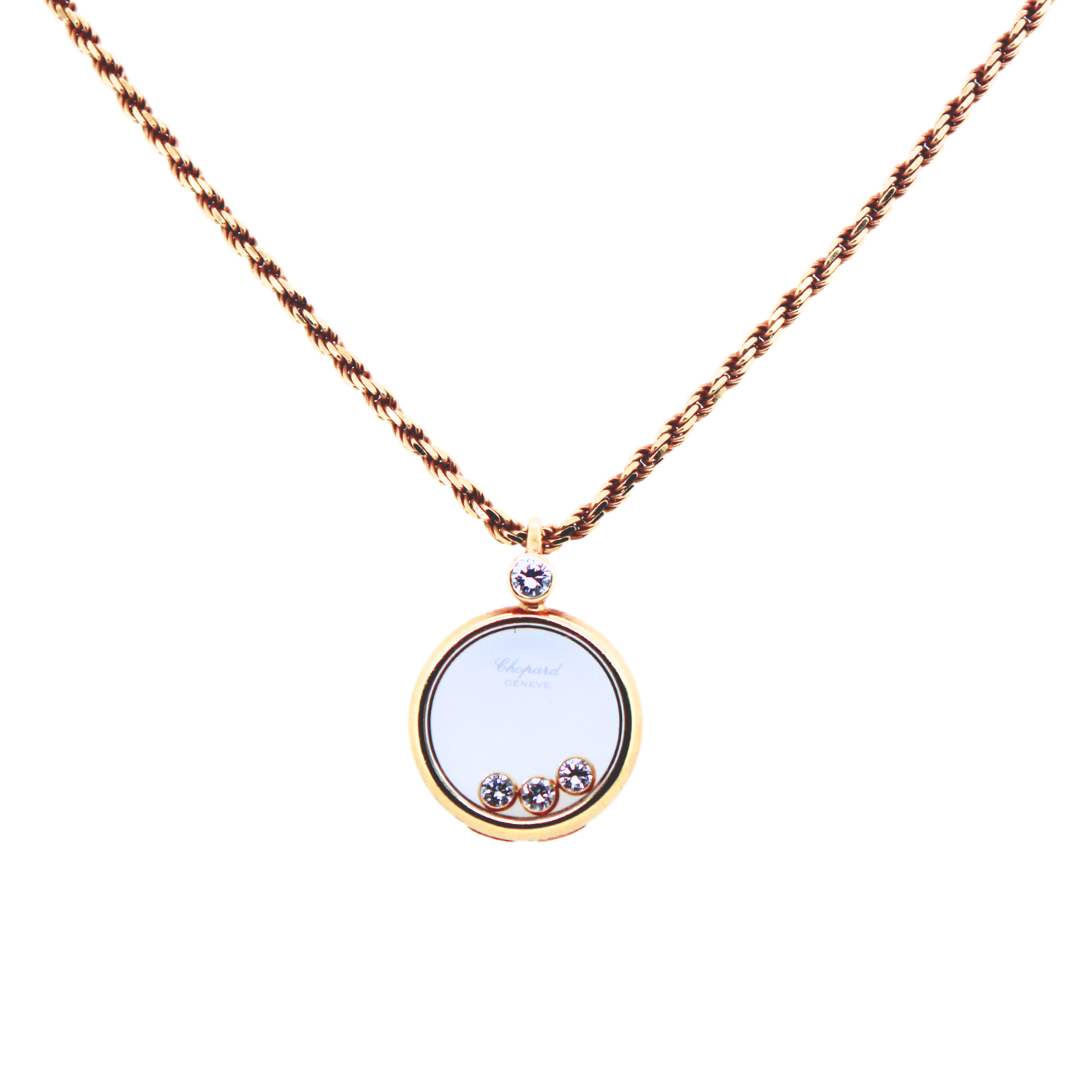 CHOPARD + NET SUSTAIN Happy Diamonds 18-karat gold diamond necklace | Gold diamond  necklace, Chopard jewelry, Gold bracelet for women